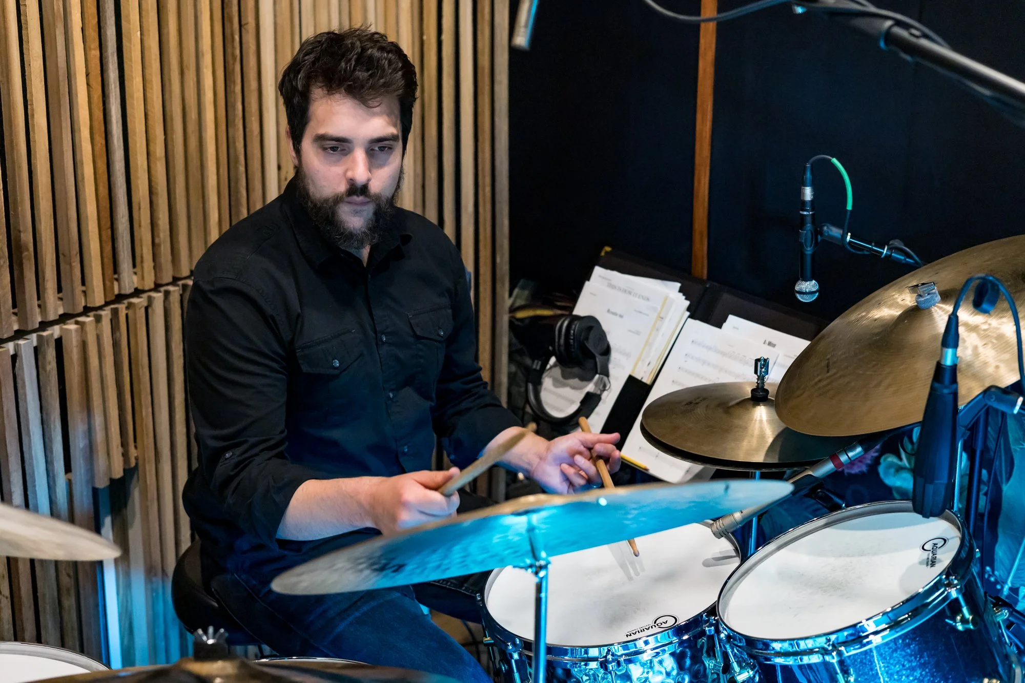 Drum Tracking at Spectra Recording Studios