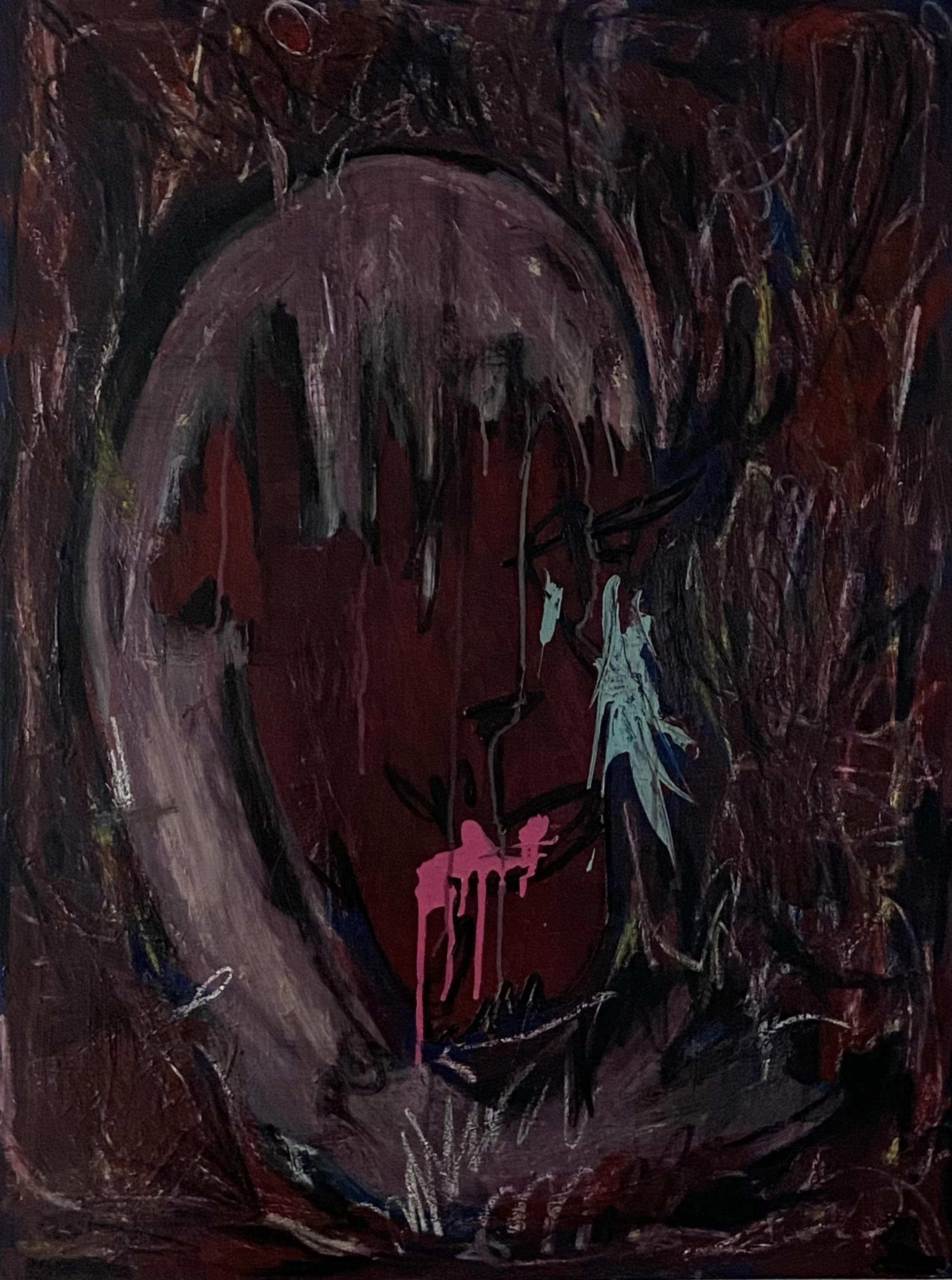 Sarah Hawkins, Self Portrait Age 36, 2026, Close Up.jpg