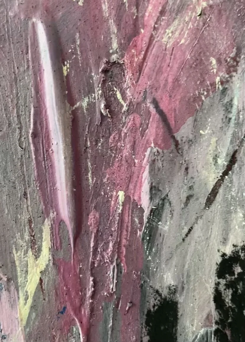 Sarah Hawkins, Self Portrait Age 36, 2026, Detail Texture .jpg
