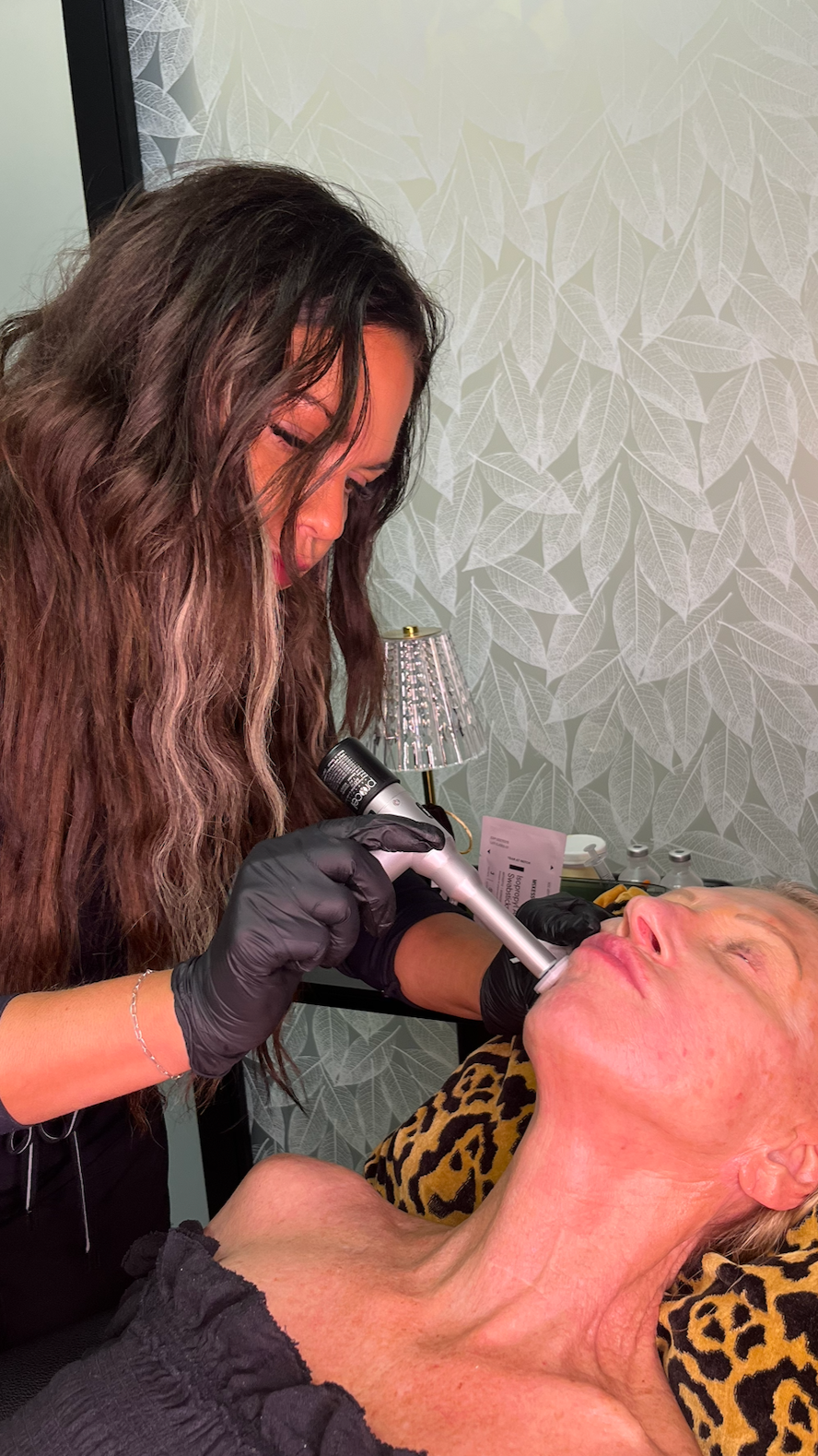 Luxury aesthetic treatment room at The Injection Room NoCo