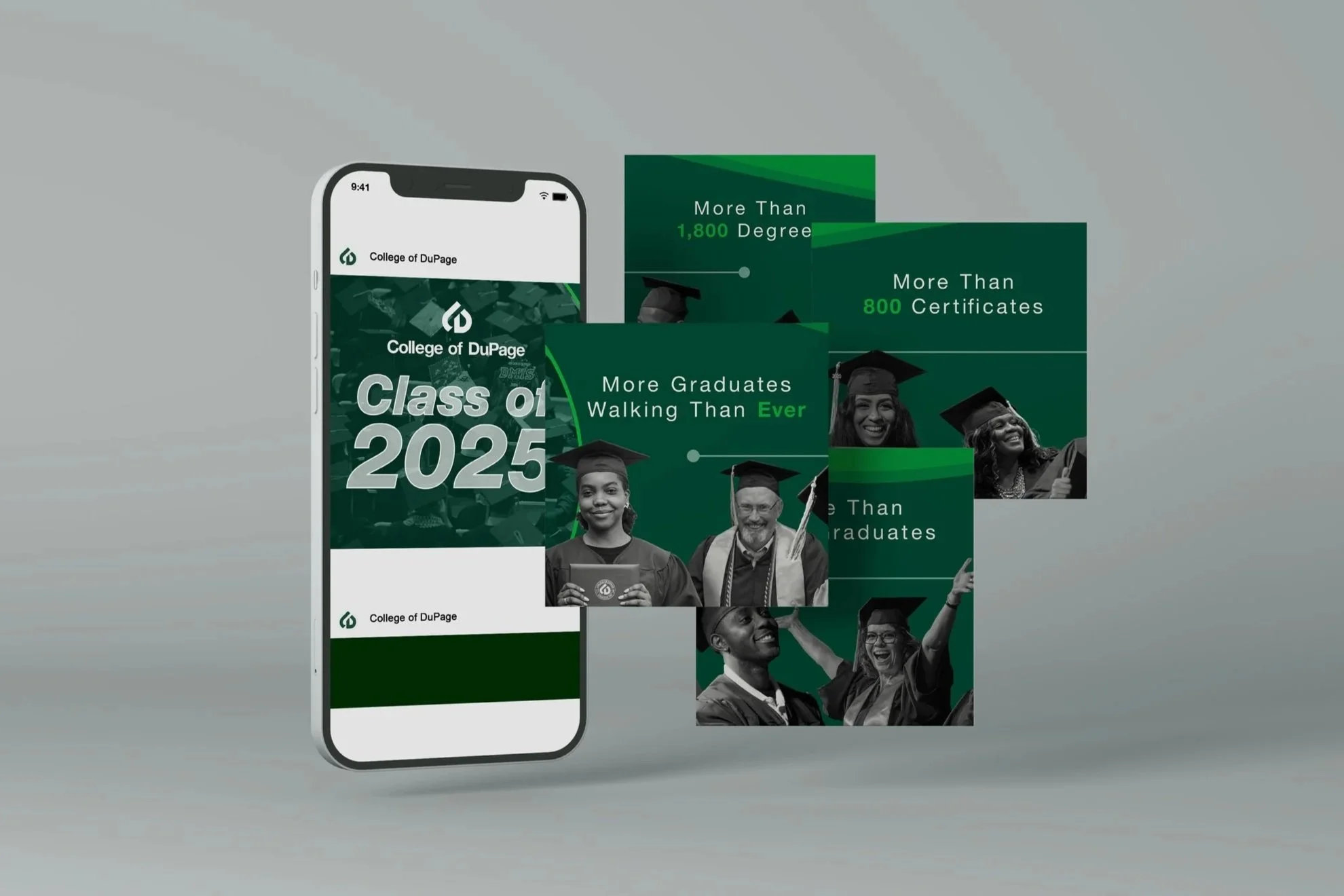 Social media slide post for graduating class of 2025