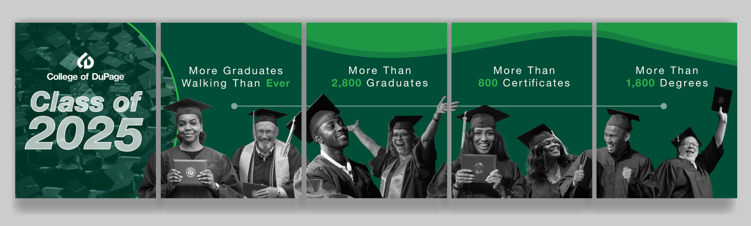 Social media slide post for graduating class of 2025 (full design)