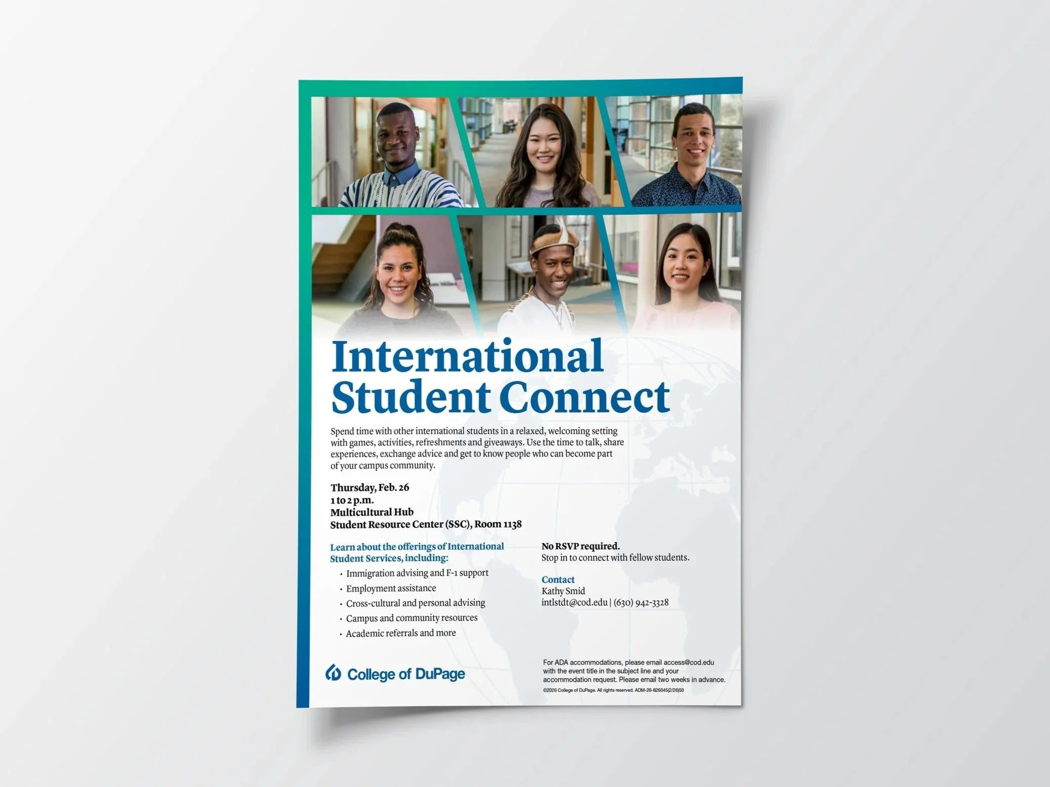 Poster for International Student Initiatives