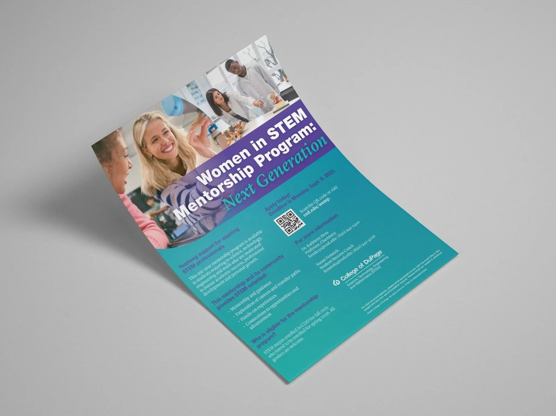 Women in STEM poster/flyer