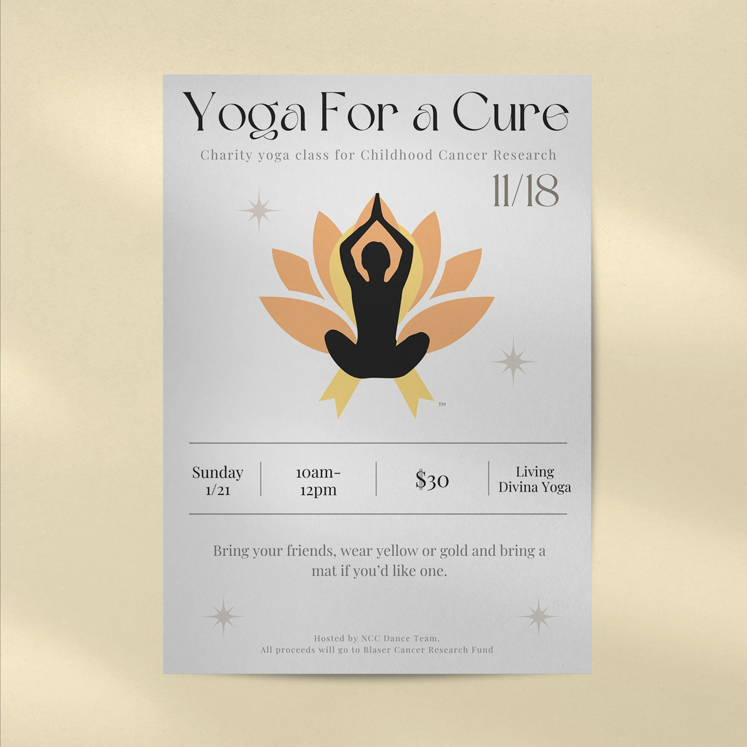 Fundraising Event Poster