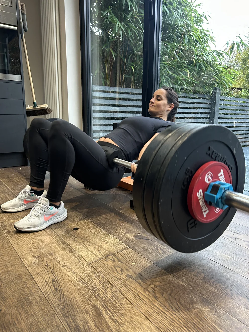 In-home personal training session
