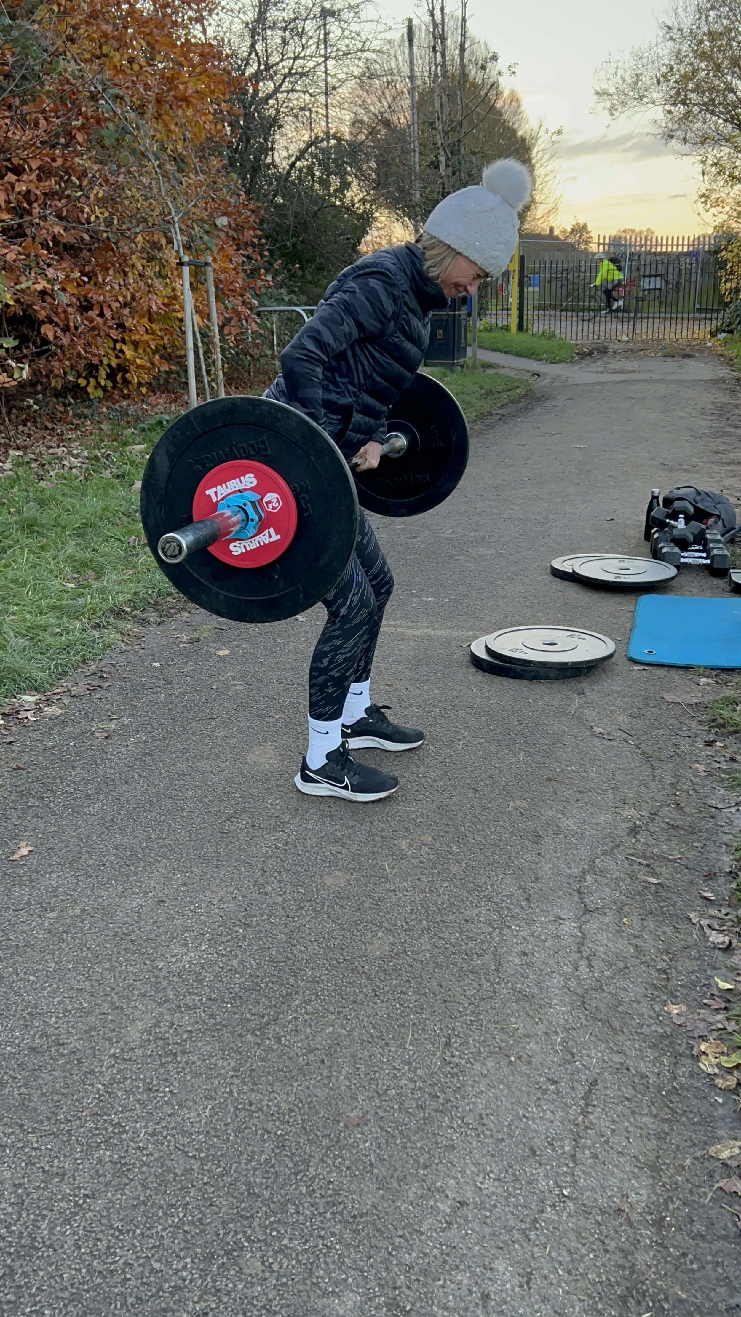 Outdoor personal training session