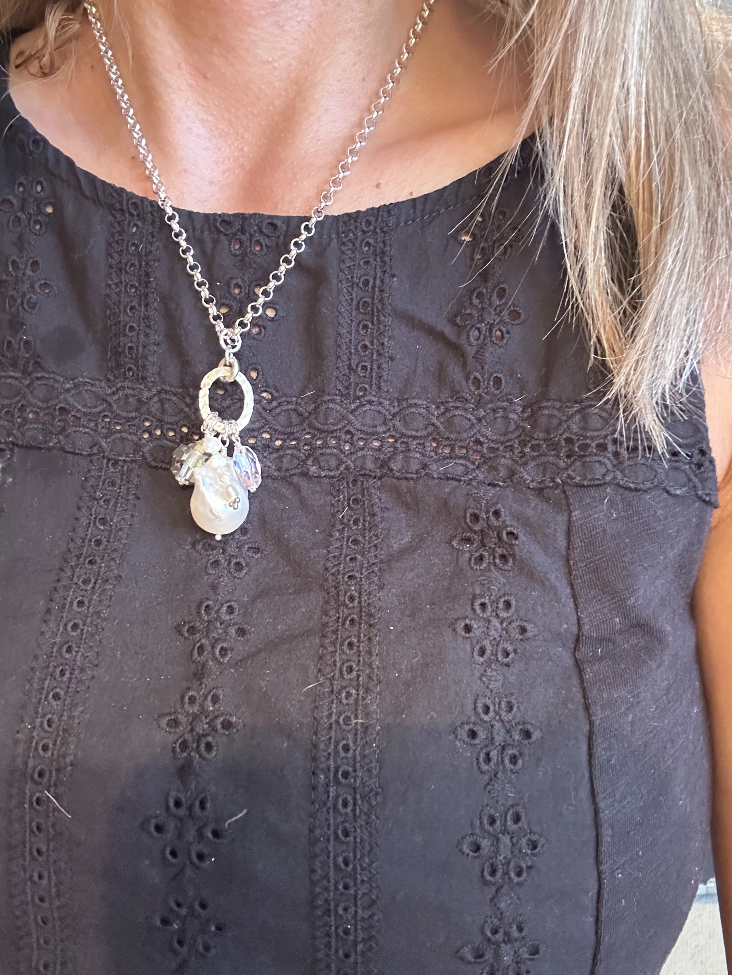 Charm pendant necklace