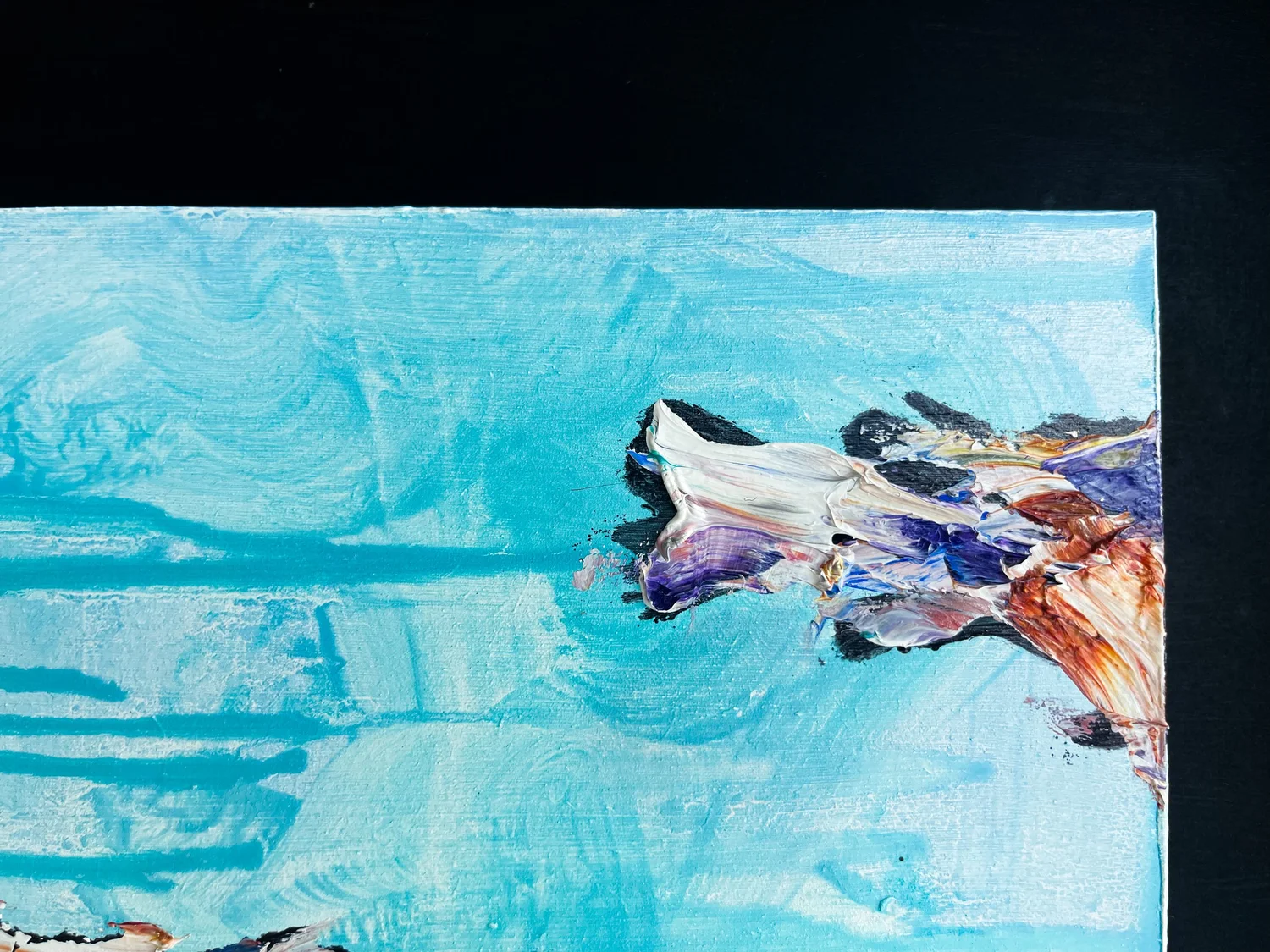Tipsy Fish, óleo de Isabel Barceló