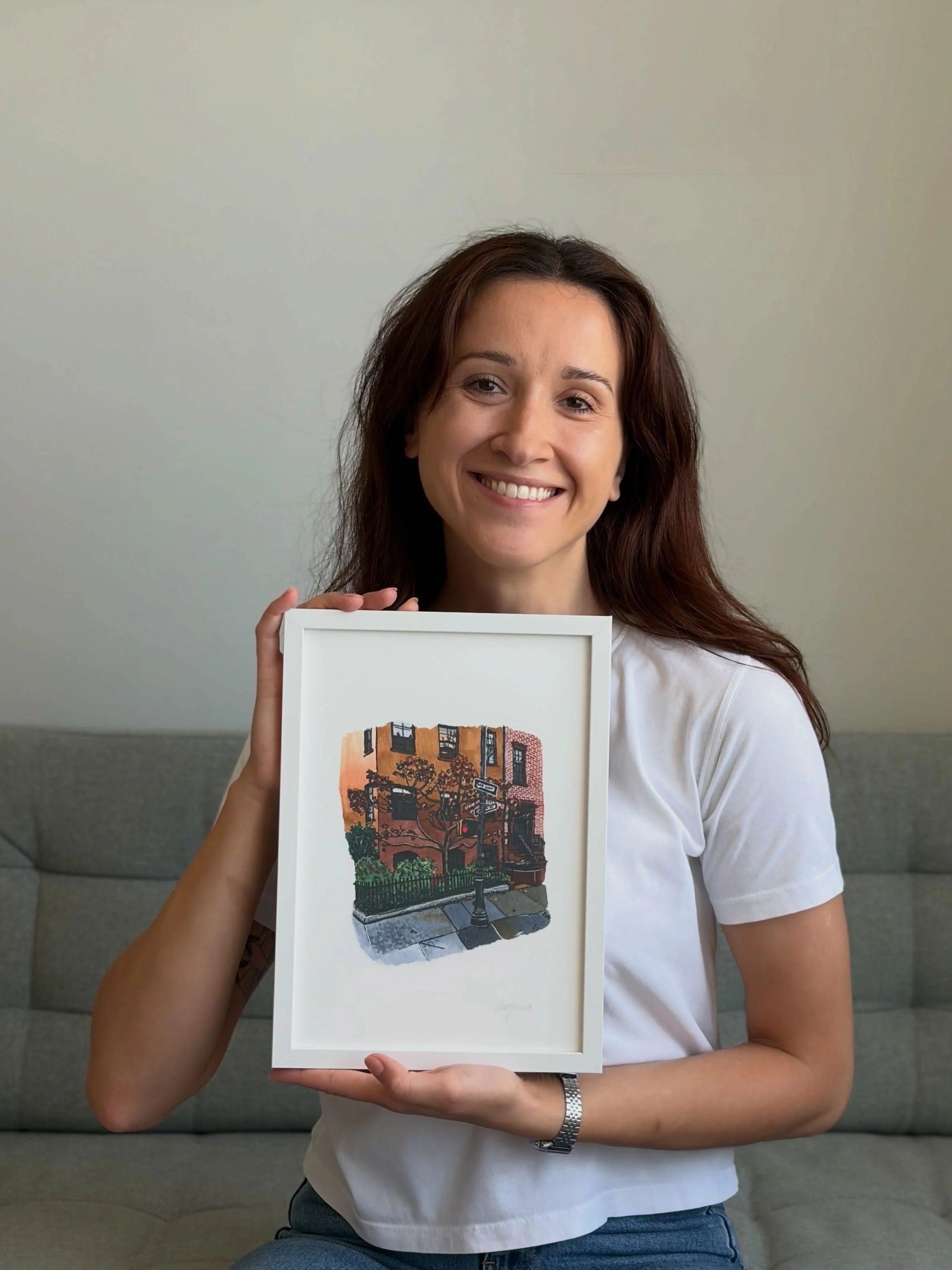 Too surreal to feel real&hellip; I opened a shop for my art prints 🙉

They&rsquo;re printed from my original sketches (straight from my tiny little sketchbook 🥹), on beautiful art paper, and shipped worldwide from Sweden.

For now, it&rsquo;s all N