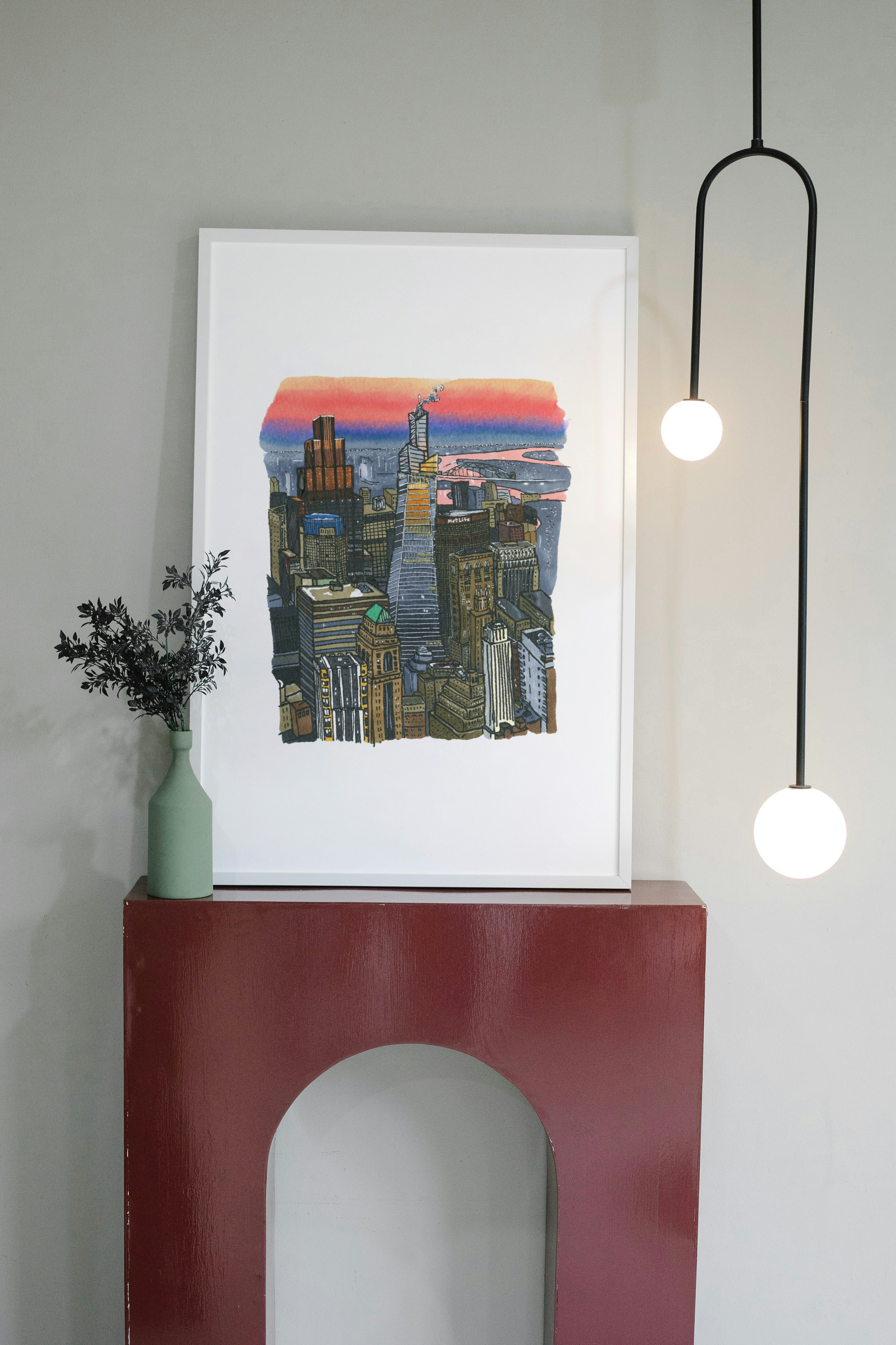 Midtown New York Art Print (A4 / 8.3 × 11.7 in)