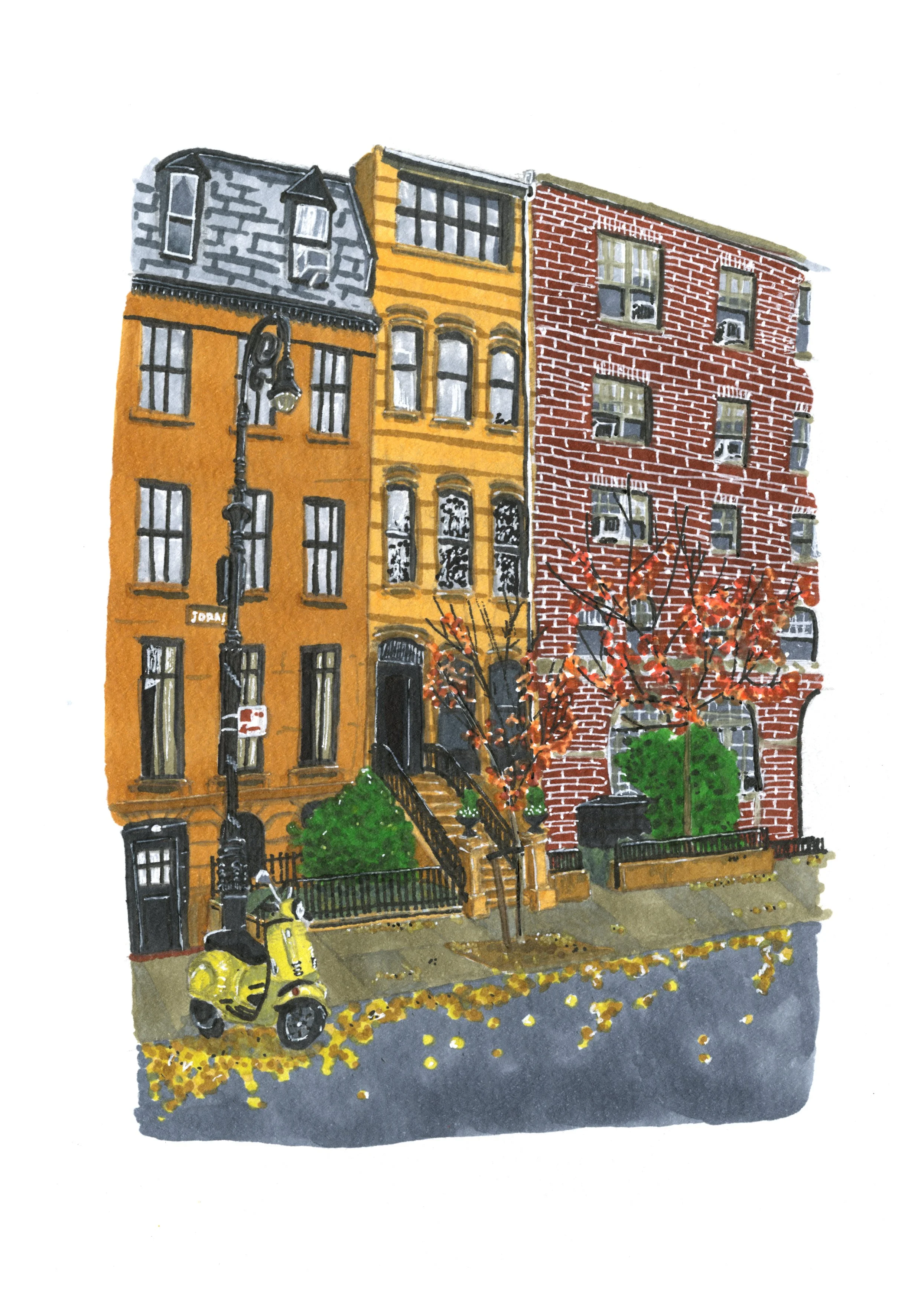 Fall in Brooklyn Heights 21x30.jpg