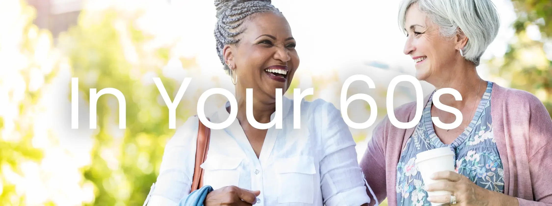 Two women in their 60s walking outdoors representing active aging and preventive healthcare for women at Ms.Medicine