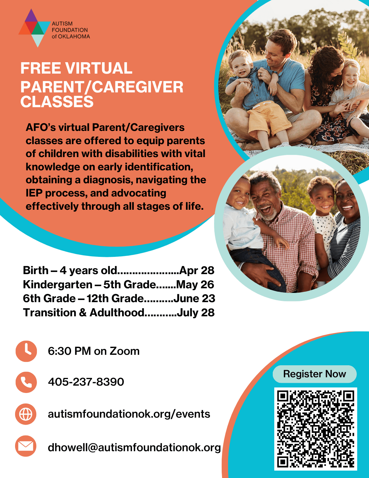 Free Virtual Parent/Caregiver Classes