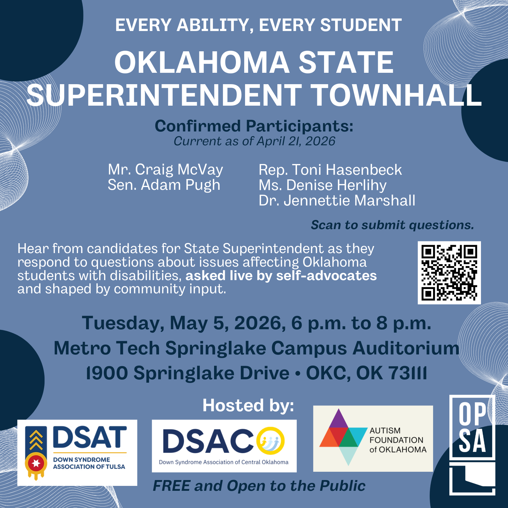 OK State Superintendent Townhall