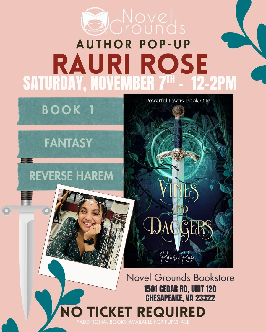 Author Pop Up at Novel Grounds