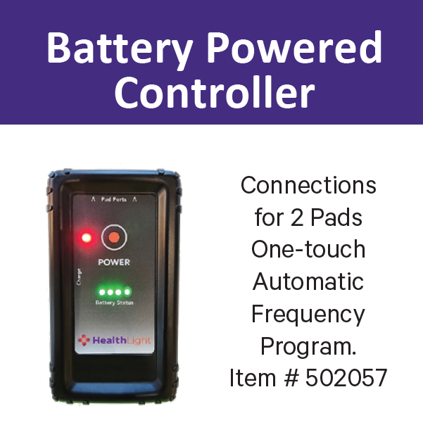 Health Light Battery Powered Controller for Red Light Therapy Pads