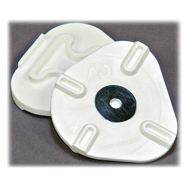 Magnetic plates secure the gypsum shape to the Stratos articulator. 20-pack 50-pack.