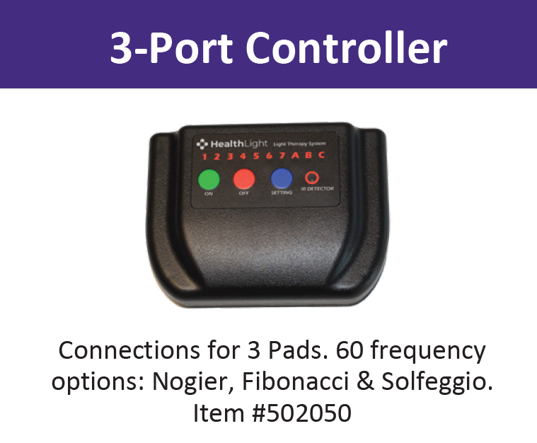 Health Light 3-port Controller for Red Light Therapy Pads