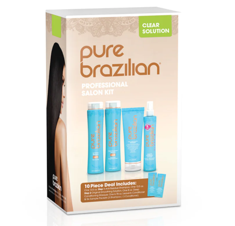 Pure Brazilian Pro Clear Solution Stylist Starter Kit