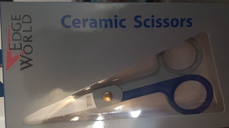 Edge World 5.5 Ceramic Scissors for medical, fishing, and hobby uses