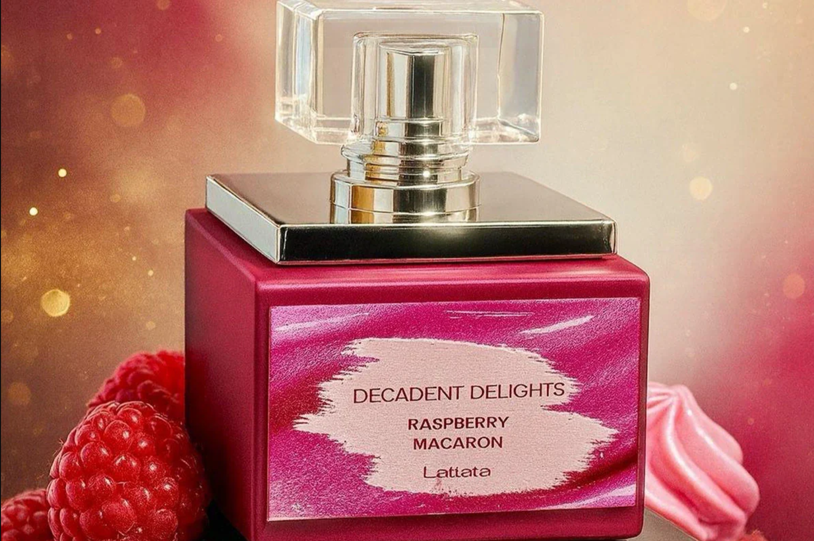 Decadent Delights Raspberry Macaron perfume by LATTAFA 50ml/1.7fl. oz.