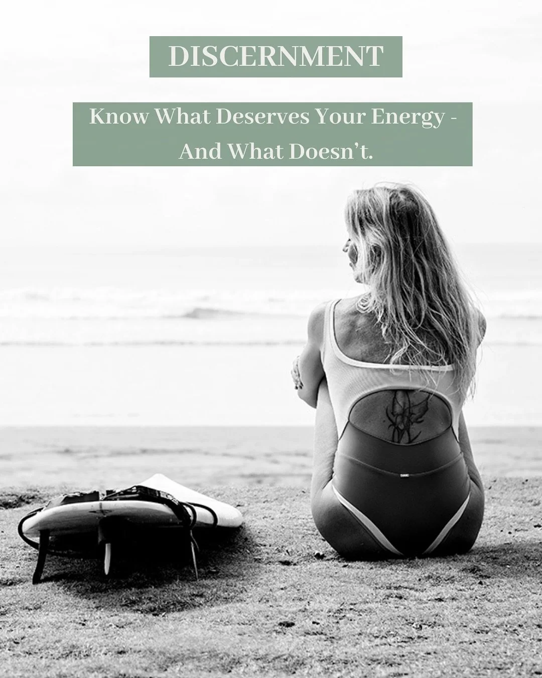 One of the most powerful skills we can cultivate is sharp DISCERNMENT.
 And no ~ that&rsquo;s not some outdated religious term.
&gt;&gt; Discernment is the inner clarity to recognize what truly aligns with you ~ and what doesn&rsquo;t.
 It&rsquo;s yo