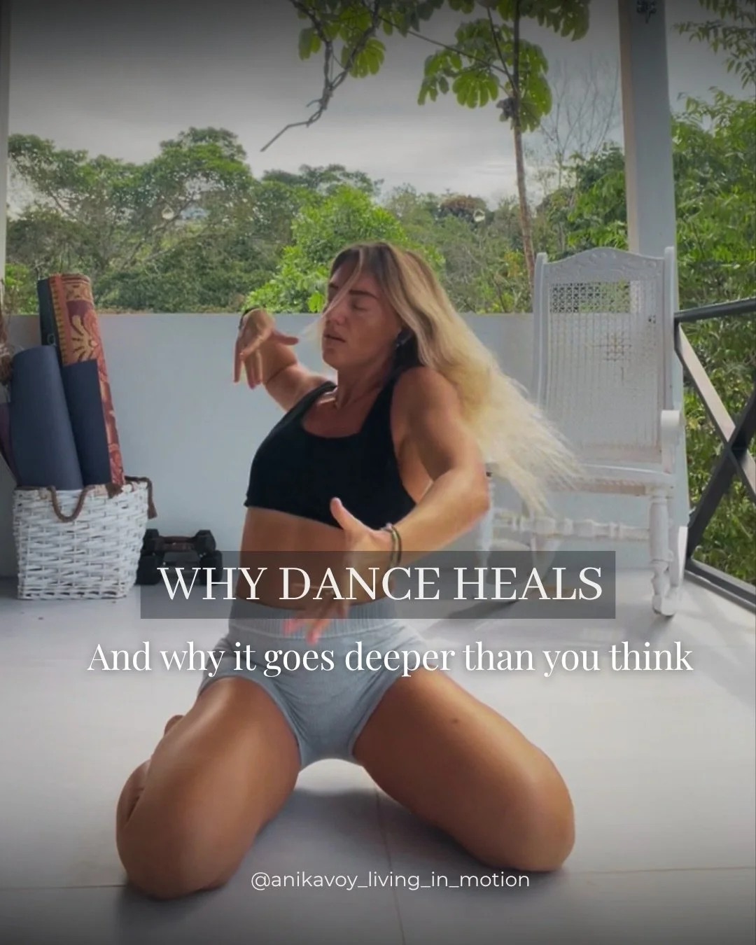 WHY DANCE HEALS (and why it goes much deeper than you think)💭 

Dance is not just a physical activity, or something that just brings joy (but btw, that alone would be reason enough to do it every day💫)
 It&rsquo;s a way your brain, body, and nervou