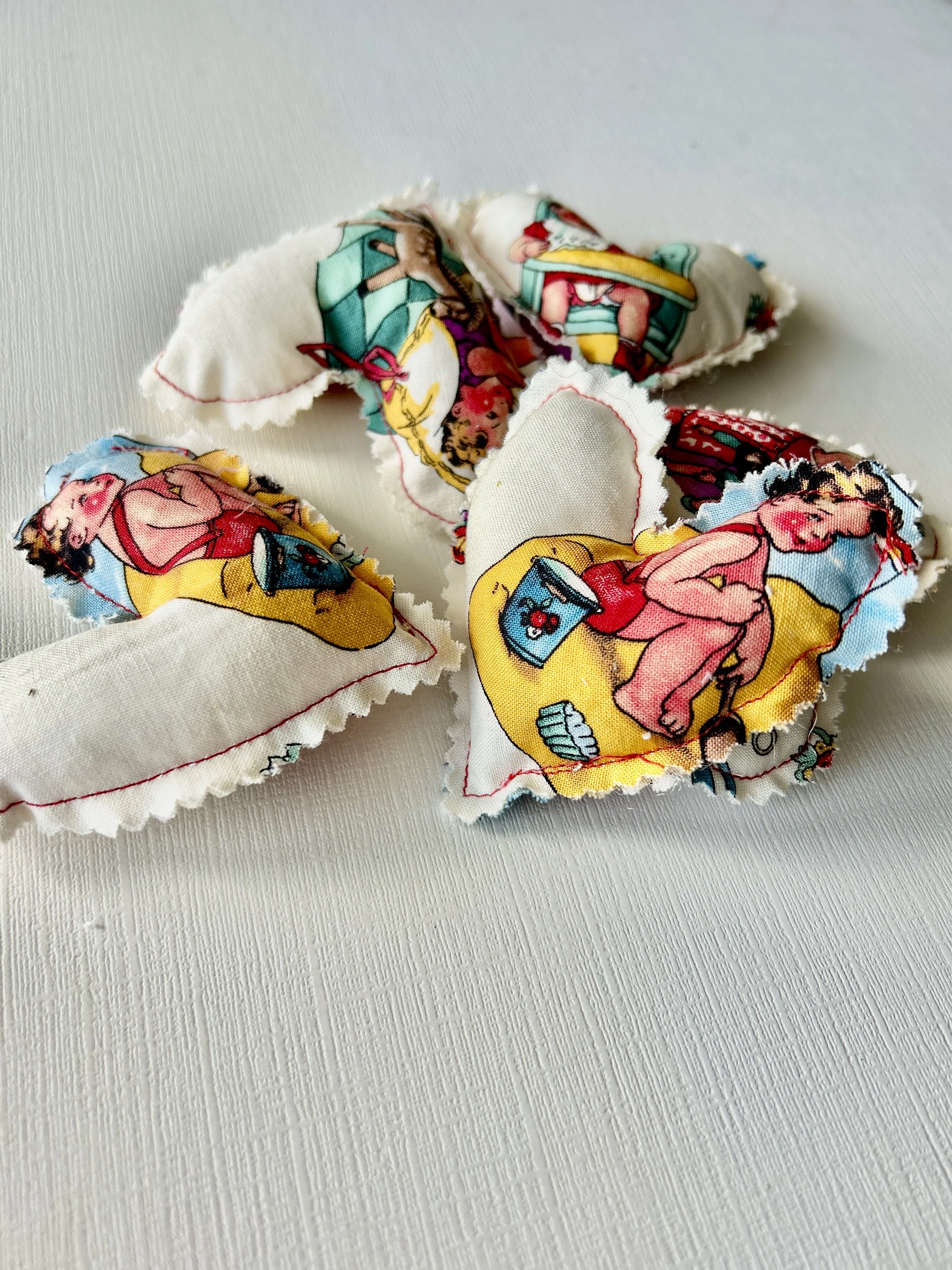 Set of five hearts Heart Decor Bowl Filler Tiered Tray Accent