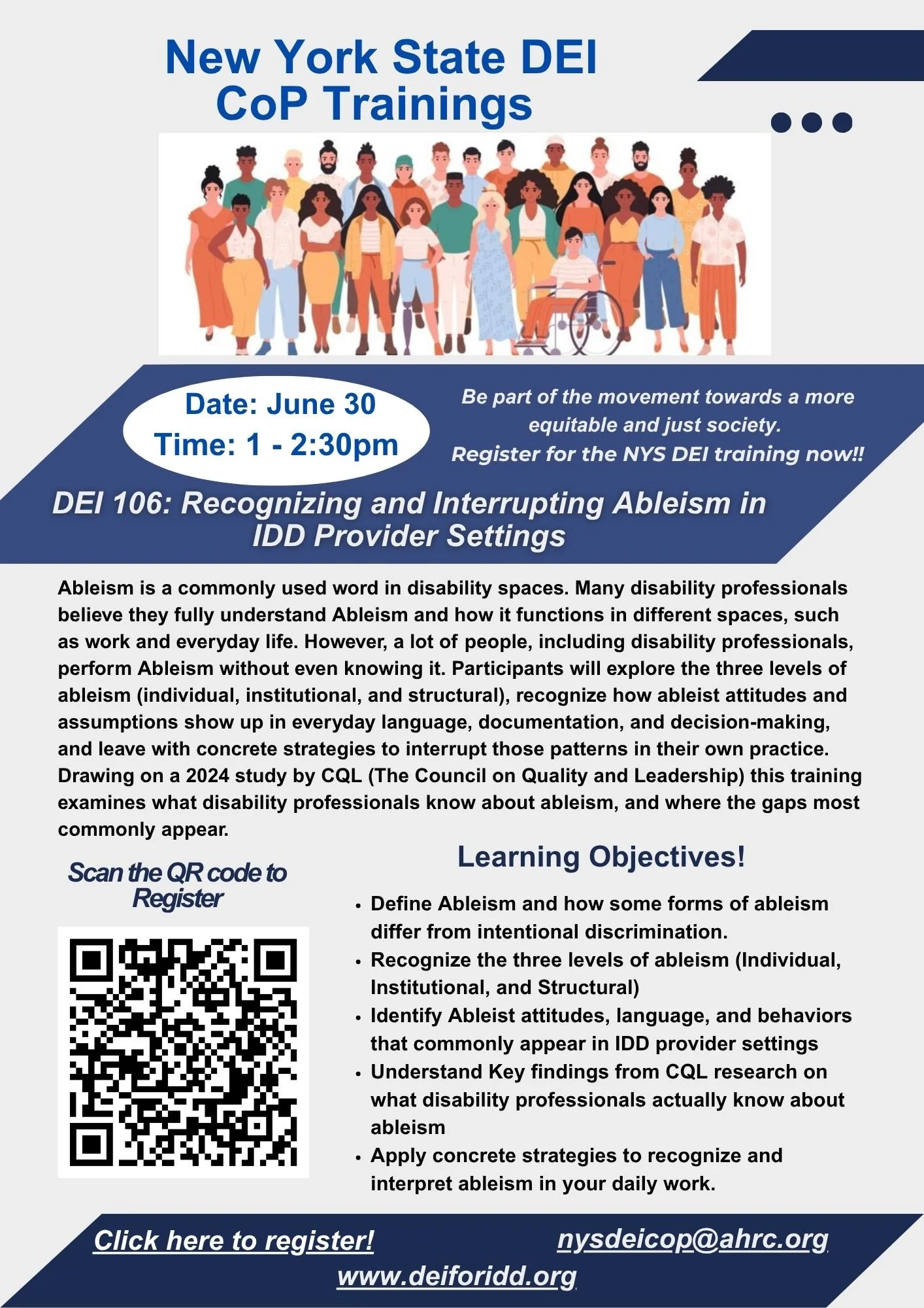 DEI 106 - Recognizing and Interrupting Ableism in IDD Provider Settings