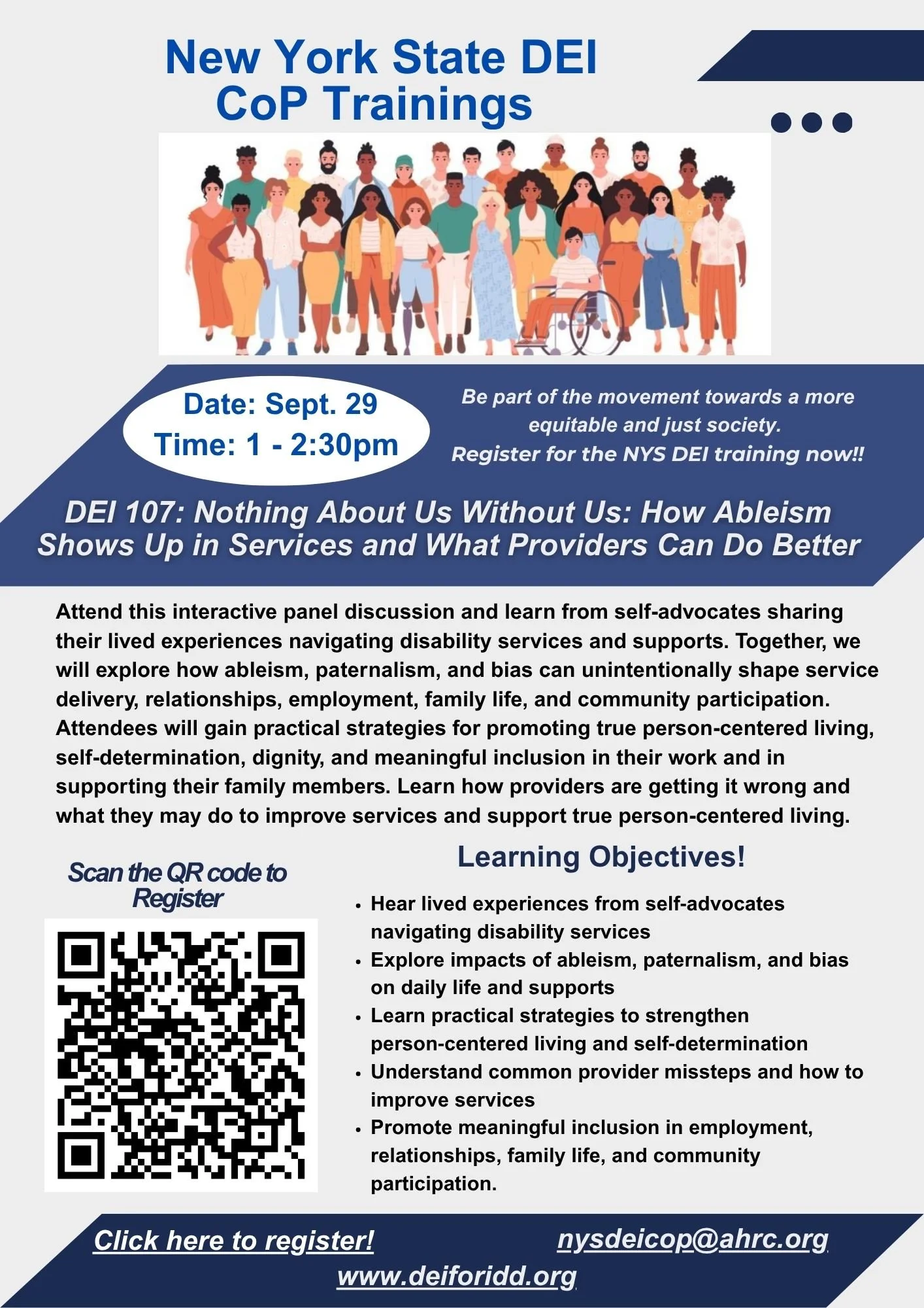 NYS DEI CoP TRAININGS - DEI 107