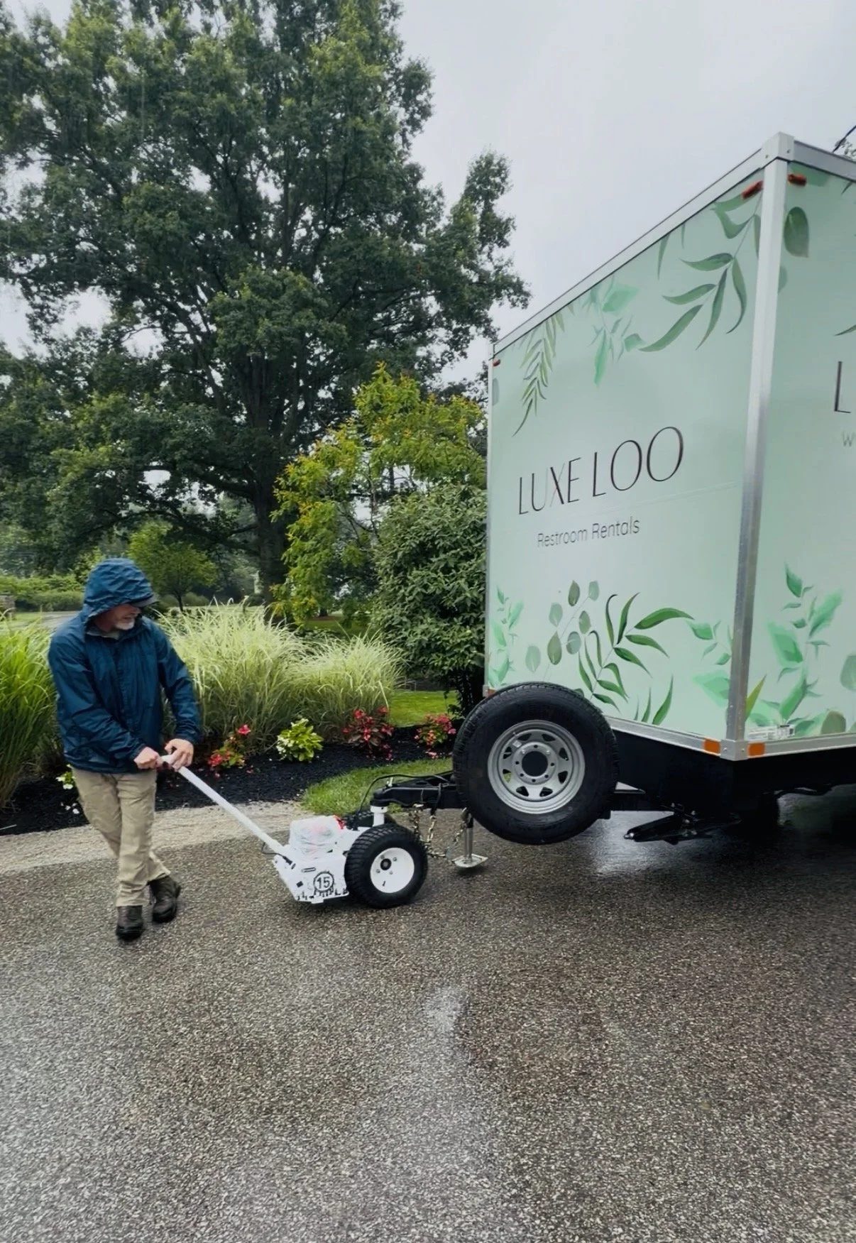 How We Get Your Luxury Restroom Trailer As Close to Perfect Placement As Possible (Even in Tight Spots)