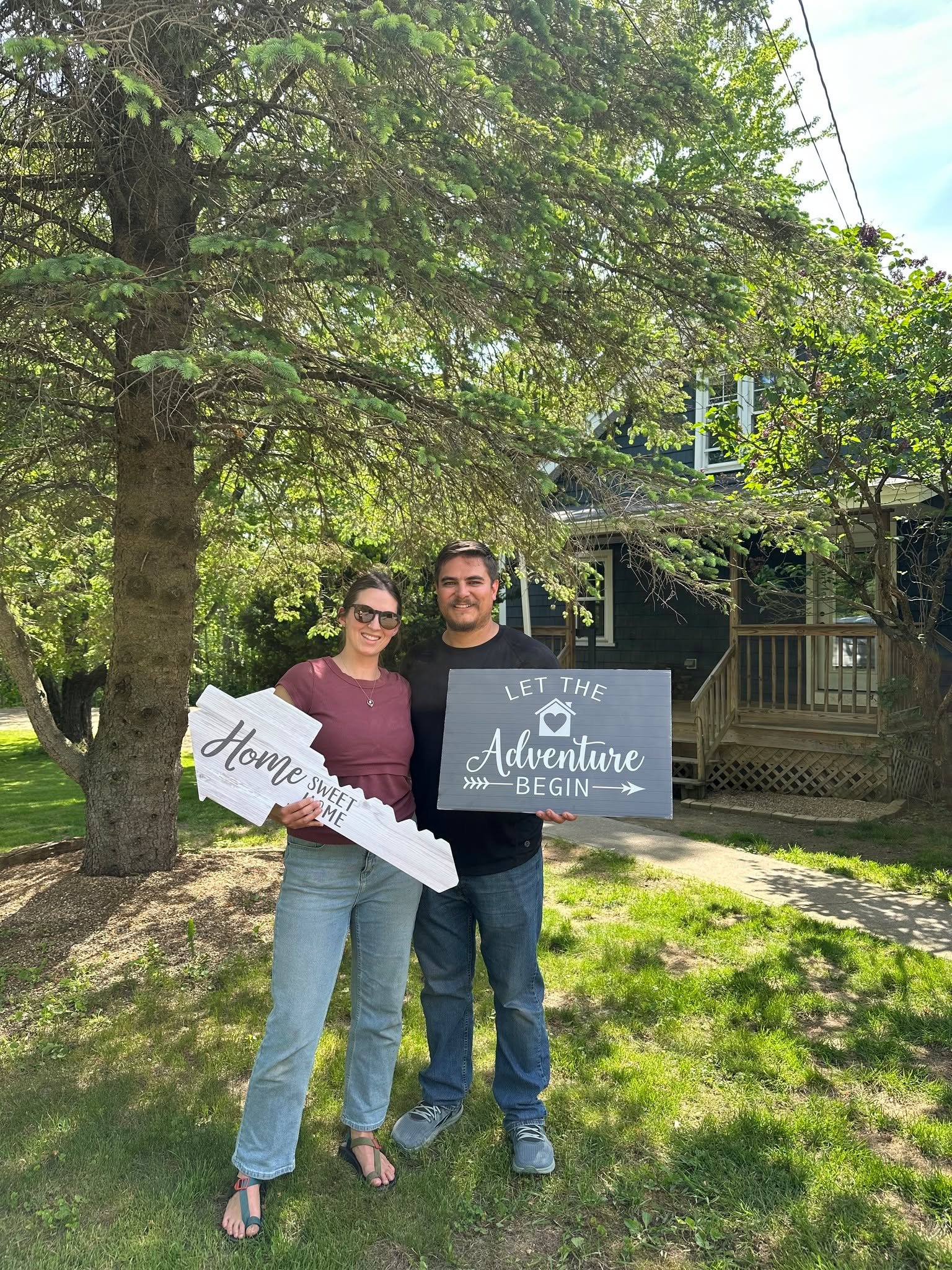A Big Leap, 12 Acres, and a Whole Lot of Trust 🏡🌲
Welcome home to New Hampshire, Chris &amp; Emily!

When Chris and Emily flew across the country for a fast-paced, three-day marathon of mostly off market showings, they knew they were chasing more t