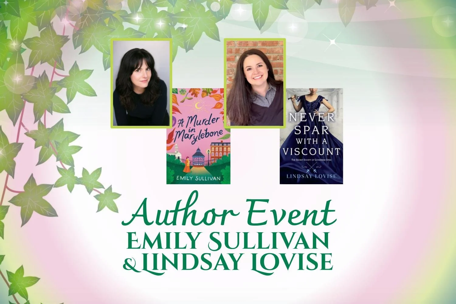 Author Event: Emily Sullivan & Lindsay Lovise