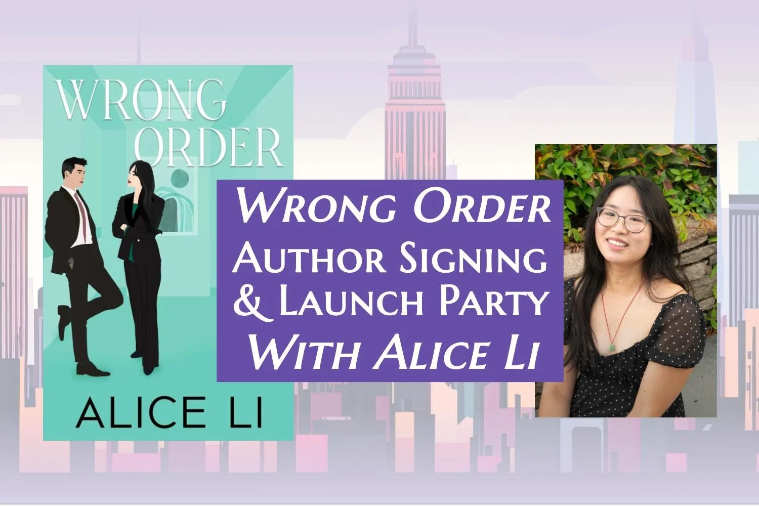 Release Party and Author Signing with Alice Li