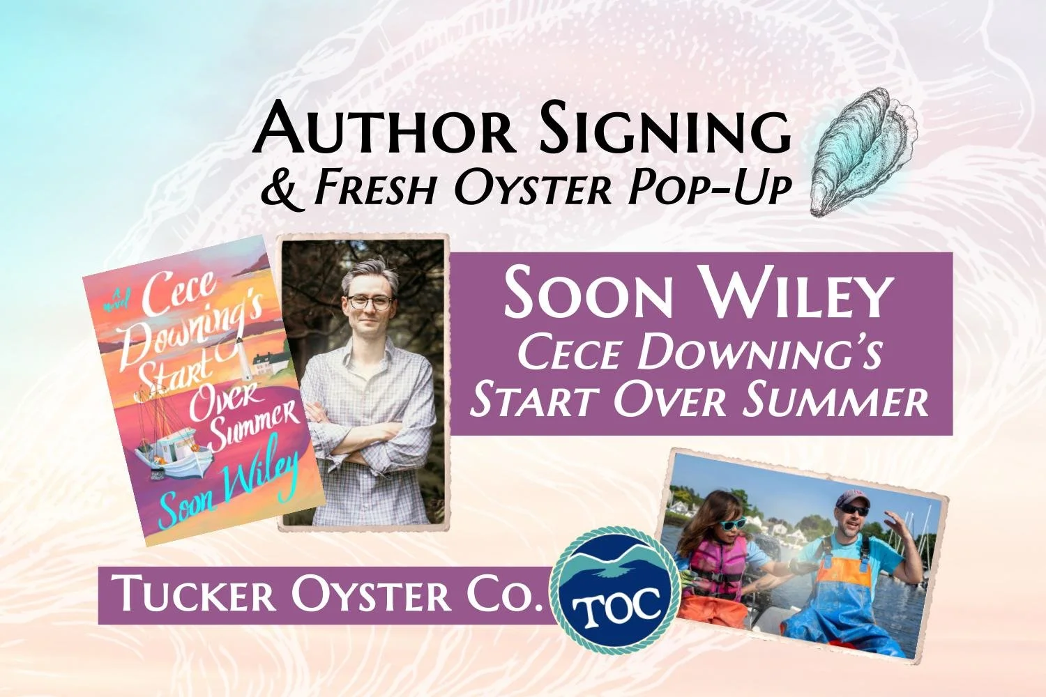 Author Signing with Soon Wiley and Oyster Pop-Up!