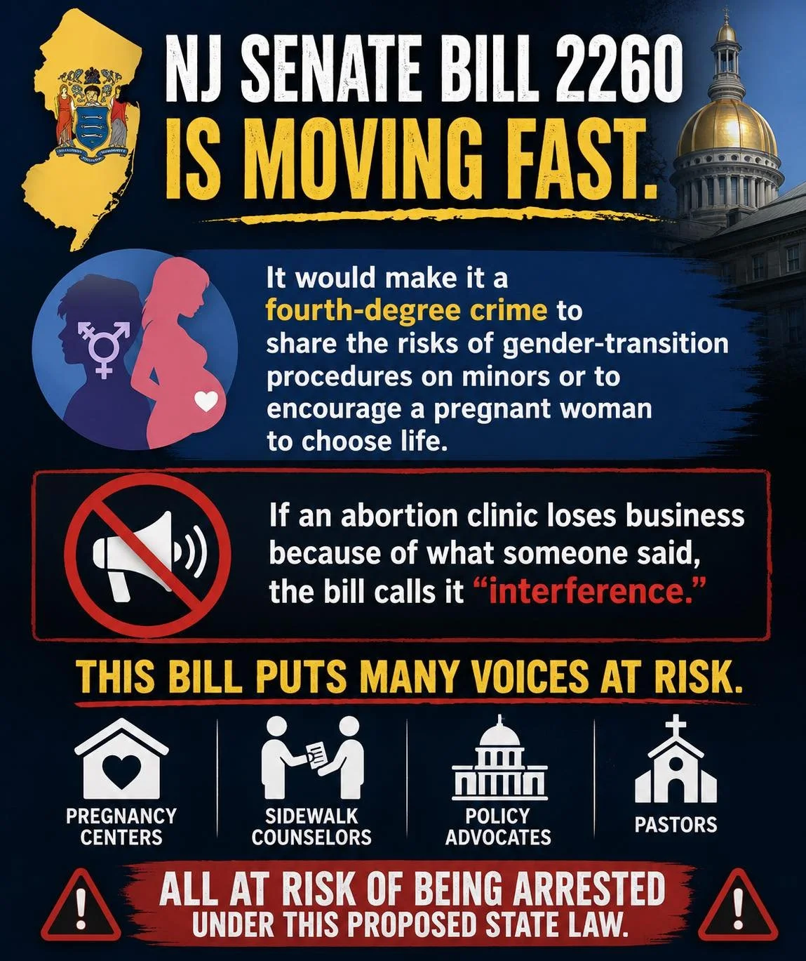 🚨 EMERGENCY: NJ Bill S2260 Will Silence Free Speech, Endanger Children – Vote NO May 28