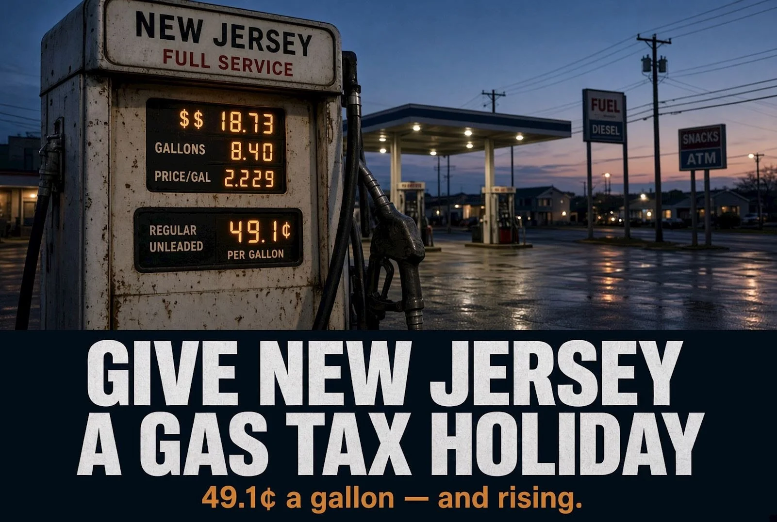 NJ Families Are Paying Enough! Demand a Gas Tax Holiday NOW