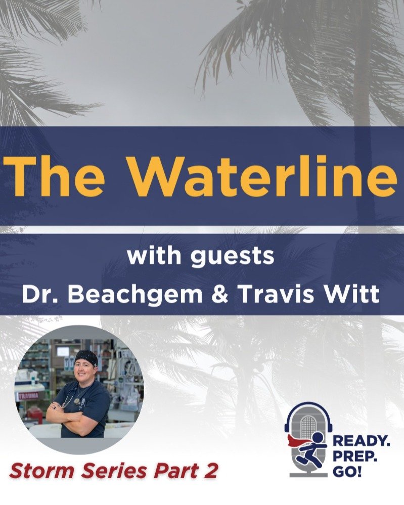📢 Episode 2 of the Ready. Prep. Go! Season 3 Storm Series from @pedspandemicnetwork is out now!

Social media influencer and pediatric emergency medicine physician, @dr.beachgem10 and Director of Safety &amp; Emergency Management, Travis Witt, share