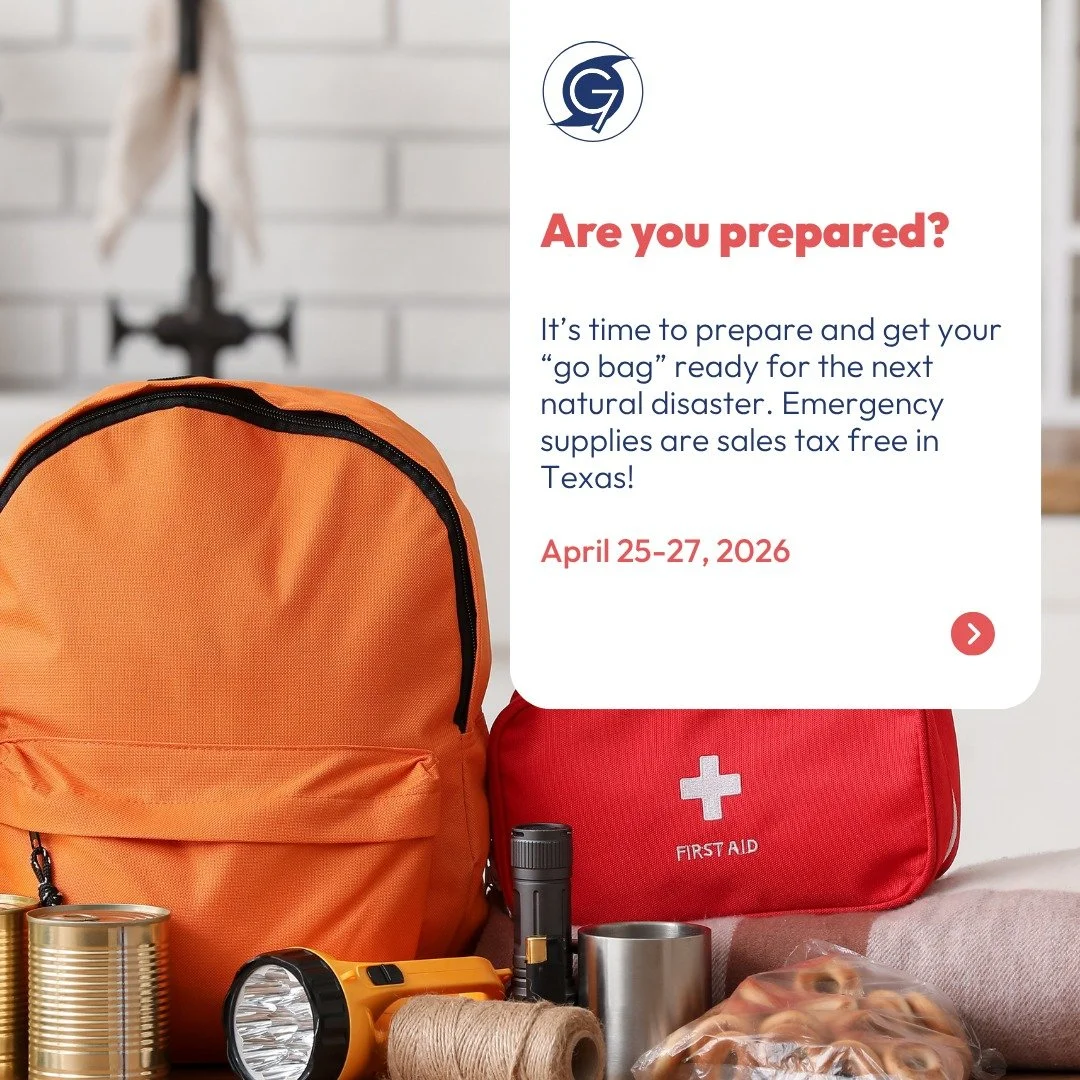 🚨 Extreme weather season is coming&mdash;prep now, stay ready later. Texas&rsquo; 2026 Emergency Prep Supplies Sales Tax Holiday can help you get started!
Learn more: https://bit.ly/48kyYfO

@tdemtv @txcomptroller