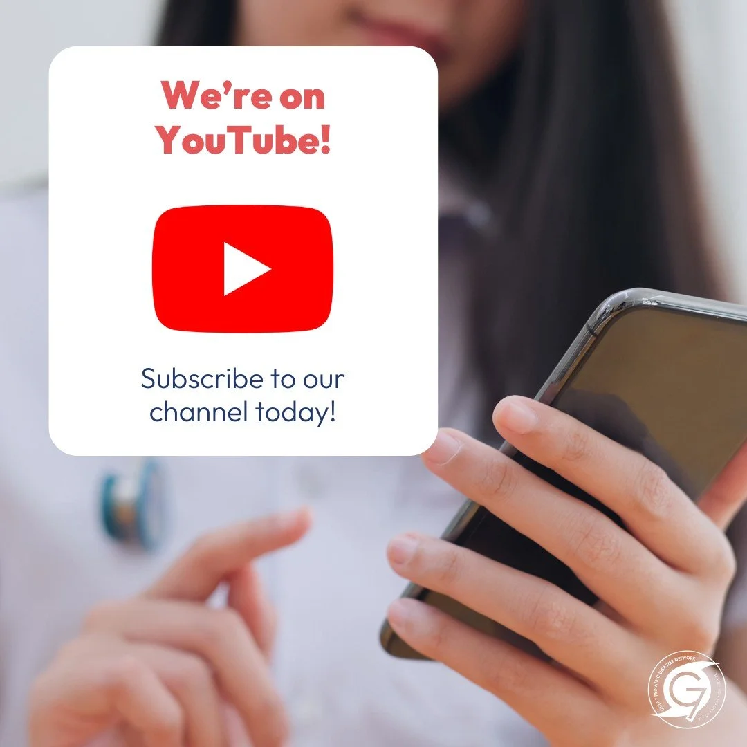 📢Have you subscribed to our YouTube channel? 👉 Subscribe to our channel for updates, stories, and more. Visit our channel today! https://www.youtube.com/@G7PediatricDisasterNetwork @G7PediatricDisasterNetwork
