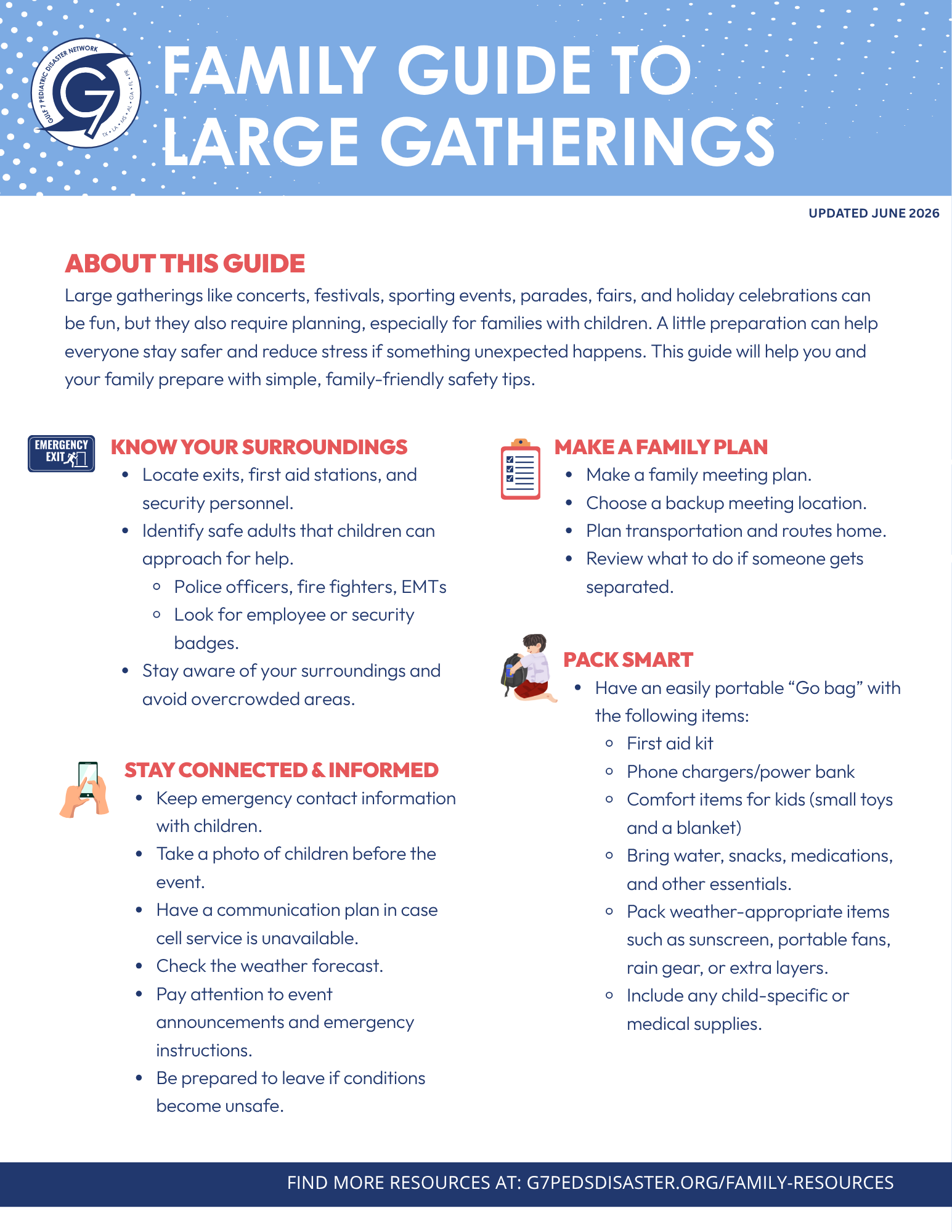 Preparing for Large Gatherings