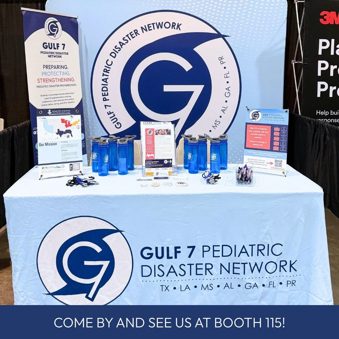 Attending the SETRAC 17th Annual Preparedness Coalition Symposium? Come by and visit us at booth 115 in the exhibit hall! We'd love to talk to you about pediatric disaster prep!

@southeast_texas_rac