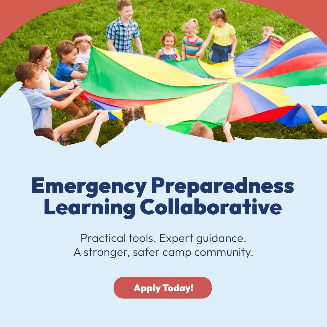 🏕️ Are you a U.S. based summer camp? Are you looking for ways to better prepare your camp for emergency situations? If you answered, "YES," then it's time for you to apply to the Hope Program Learning Collaborative!

Apply by October 31st!
