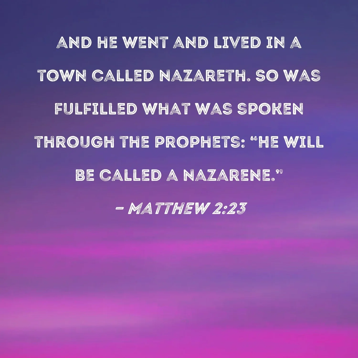 ADVENT STUDY SERIES 2025: PART 7 - He Shall Be Called a Nazarene