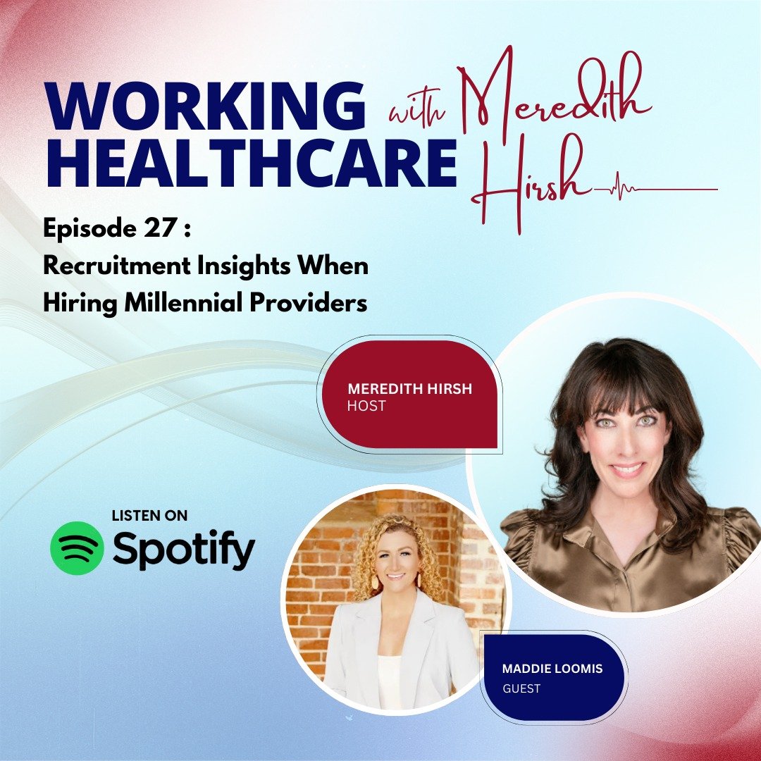 🎧 Releasing tomorrow!

Maddie Loomis: Recruitment Insights When Hiring Millennial Providers

Join @meredithhirsh for an in-studio Working Healthcare interview featuring Dr. Jason Goldman, President Elect of the American College of Physicians. Togeth