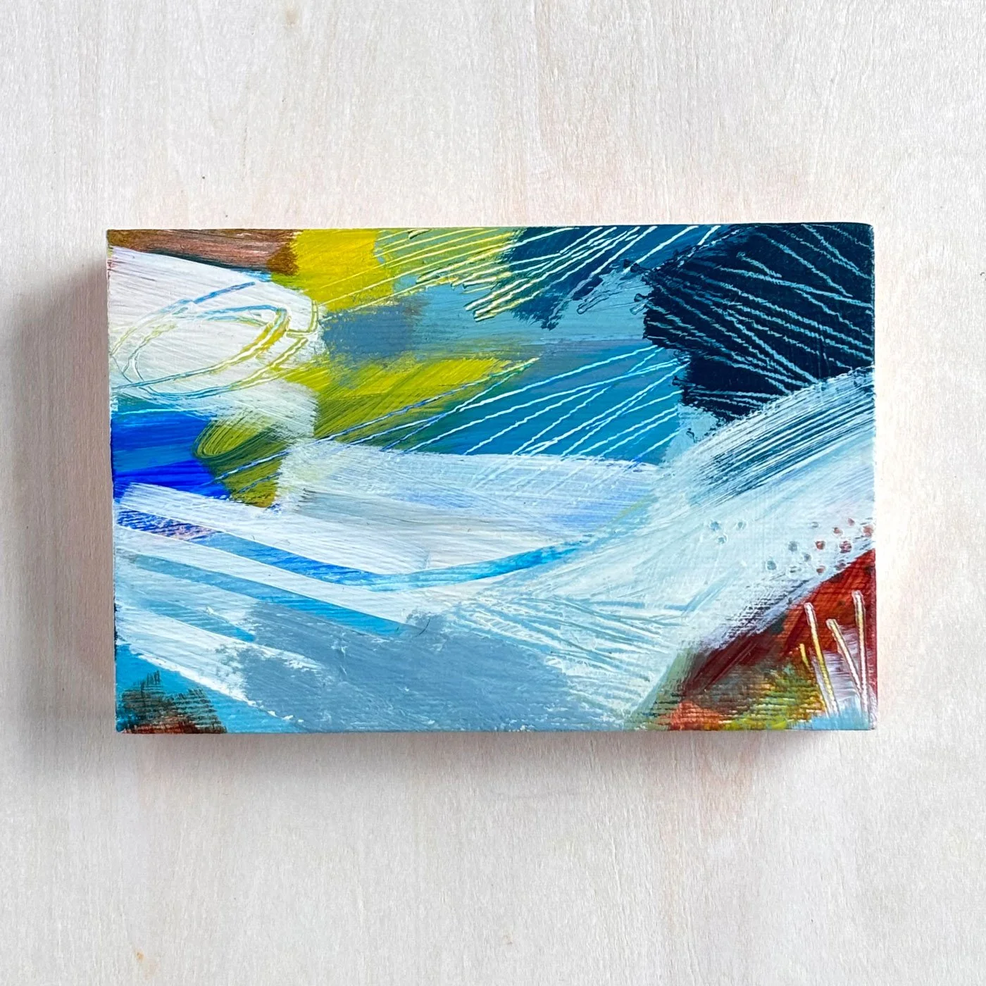 Mini seascape in blues - no.2