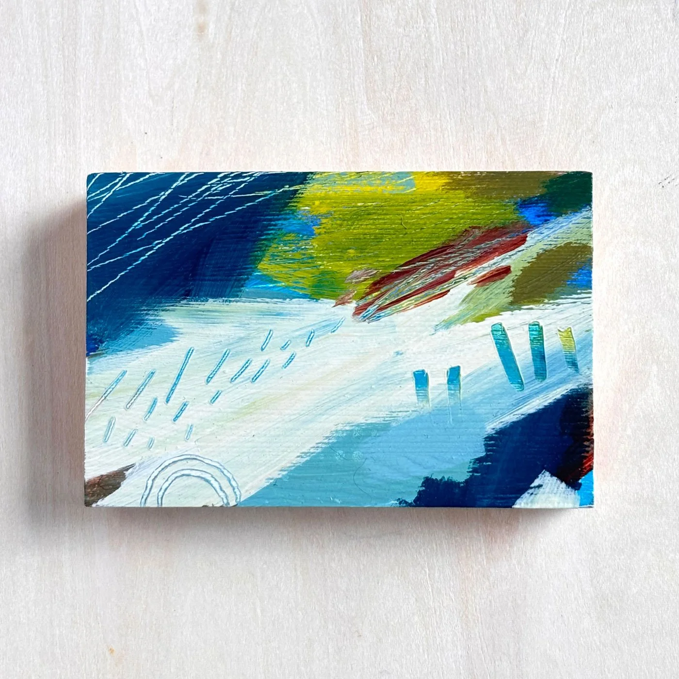 Mini seascape in blues - no.3