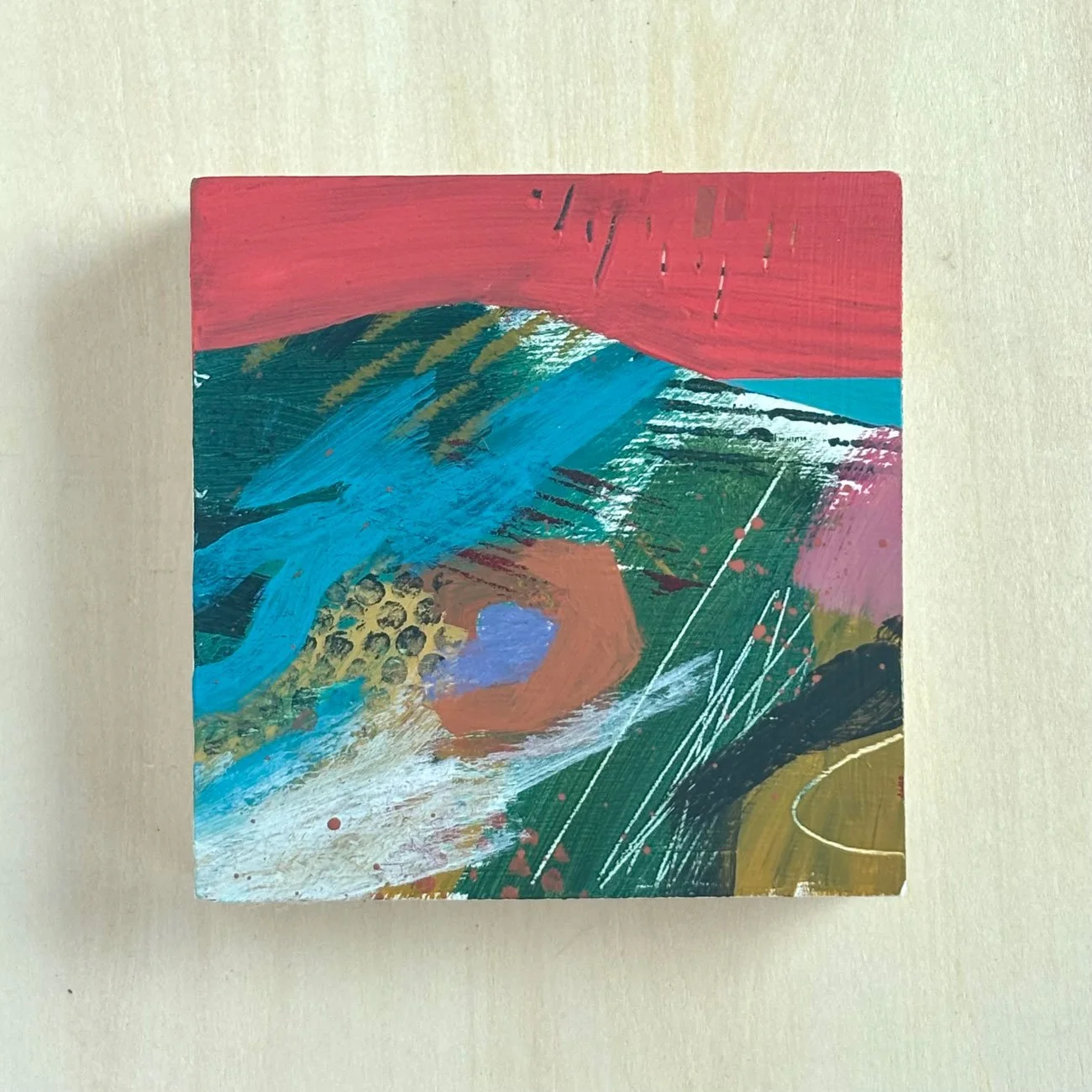 Mini landscape red sky no.3