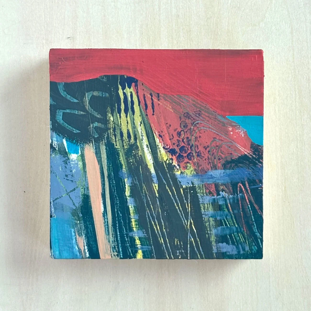 Mini landscape red sky no.1